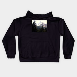 Vintage Mountains II Kids Hoodie